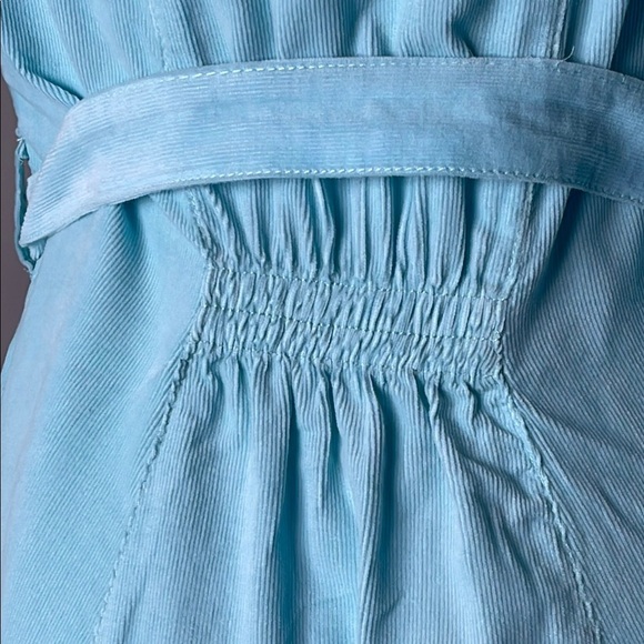 Vintage Desert Diva By Sherry Holt NWT Elegant Blue Corduroy Country Dress - Picture 7 of 10